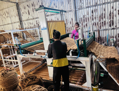 DỆT THẢM XƠ DỪA